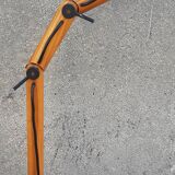 Articulated wooden lamp