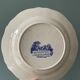 Set of 6 small plates in earthenware from Sarreguemines France, model "Romantic"