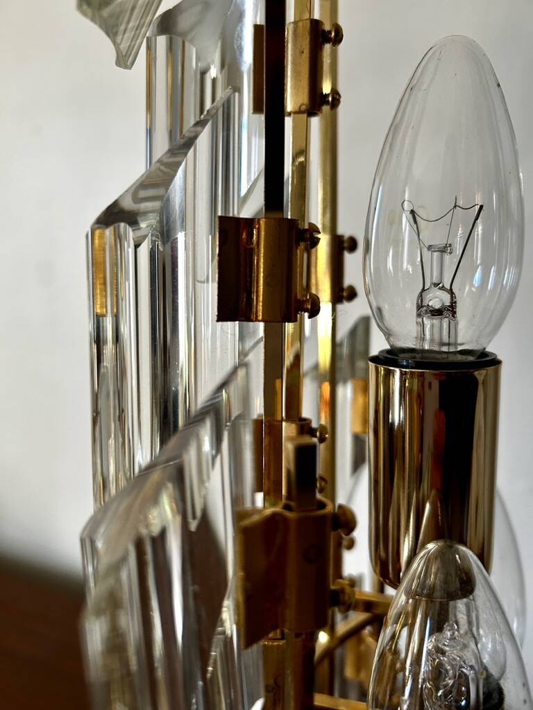 Lampe Oscar Torlasco pour Stilkronen, Murano Italie 1970