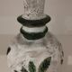 Lamp base with incised decoration