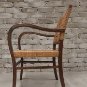 Fauteuil cordage style Erich Dieckmann