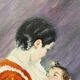 “Louise breastfeeding her child", after Mary Cassatt, 1939