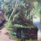 Painting made in oil on wooden panel