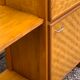 Bamboo cabinet woven and modular pine vintage 1960