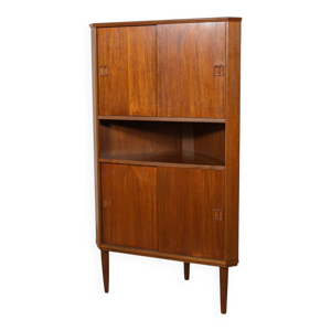 cabinet d'angle en teck - 1960