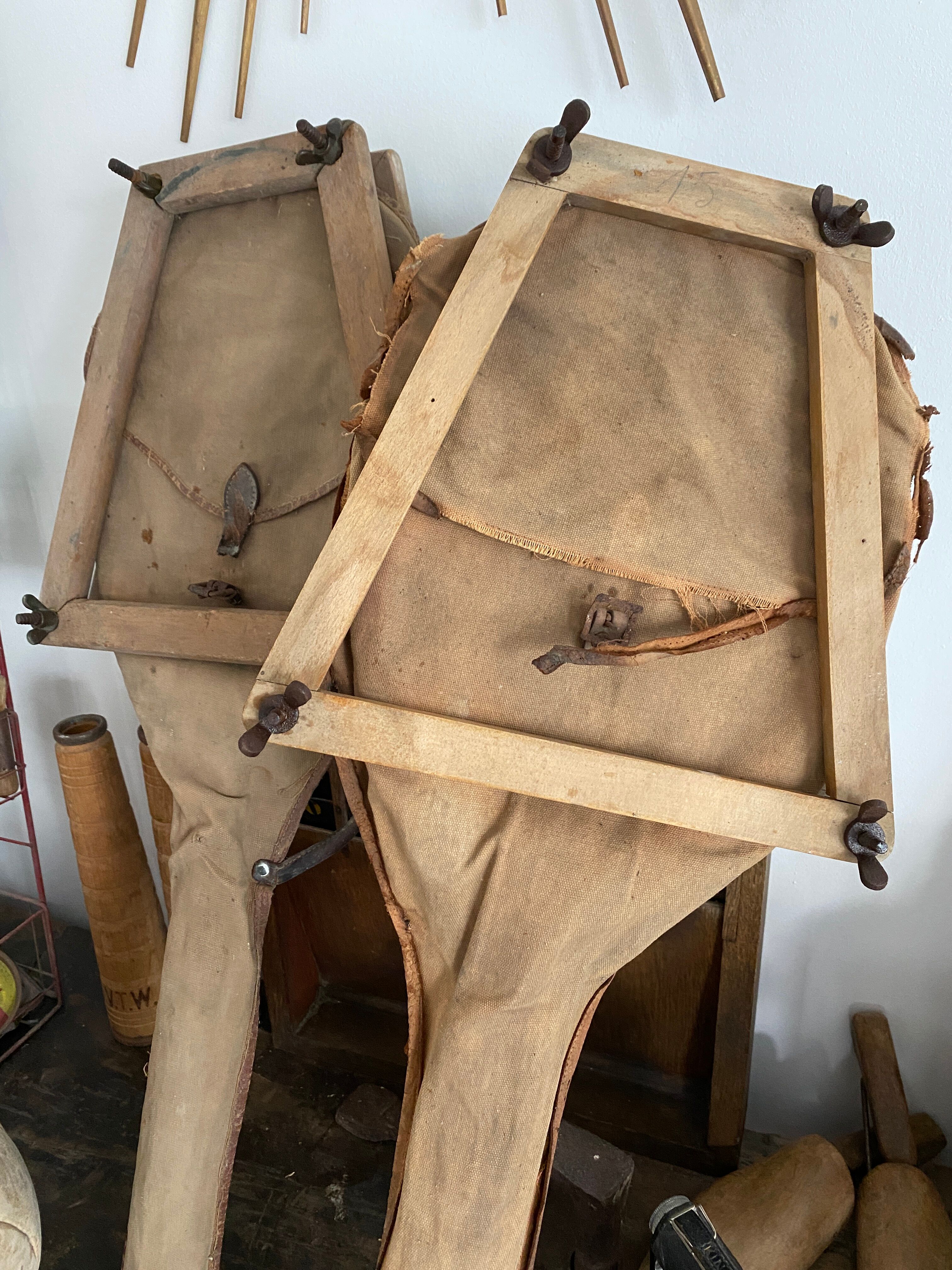 Pair of vintage tennis rackets