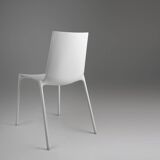 21th Century elegant white design chair, Belgium