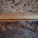 Farm table in solid oak, beech, and pine, early 20th century.