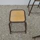 4 vintage stackable workshop stools from Mullca.