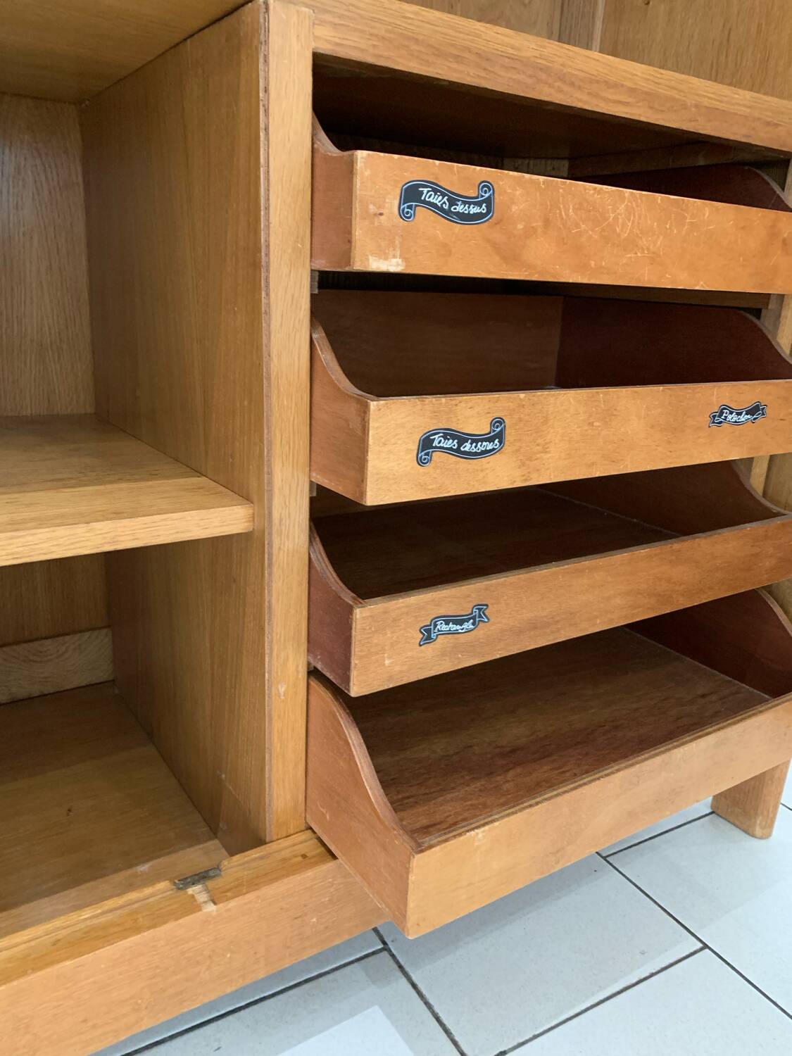 Vintage Modernist Oak Wardrobe Circa 1950