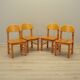 Set of four chairs, Scandinavian design, 1960s, designer: Rainer Daumiller,