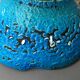 Large XL cup ceramic in turquoise Fat Lava