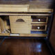 Bureau Empire d’acajou poli avec bois incrusté, années 1840