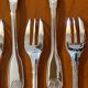 Christofle France, 12 dessert cake forks 1970/1980 in new condition.