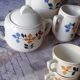 Service a café vintage année 60 en céramique , modéle céranoro st amand françe