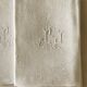 12 serviettes monogramme PJ