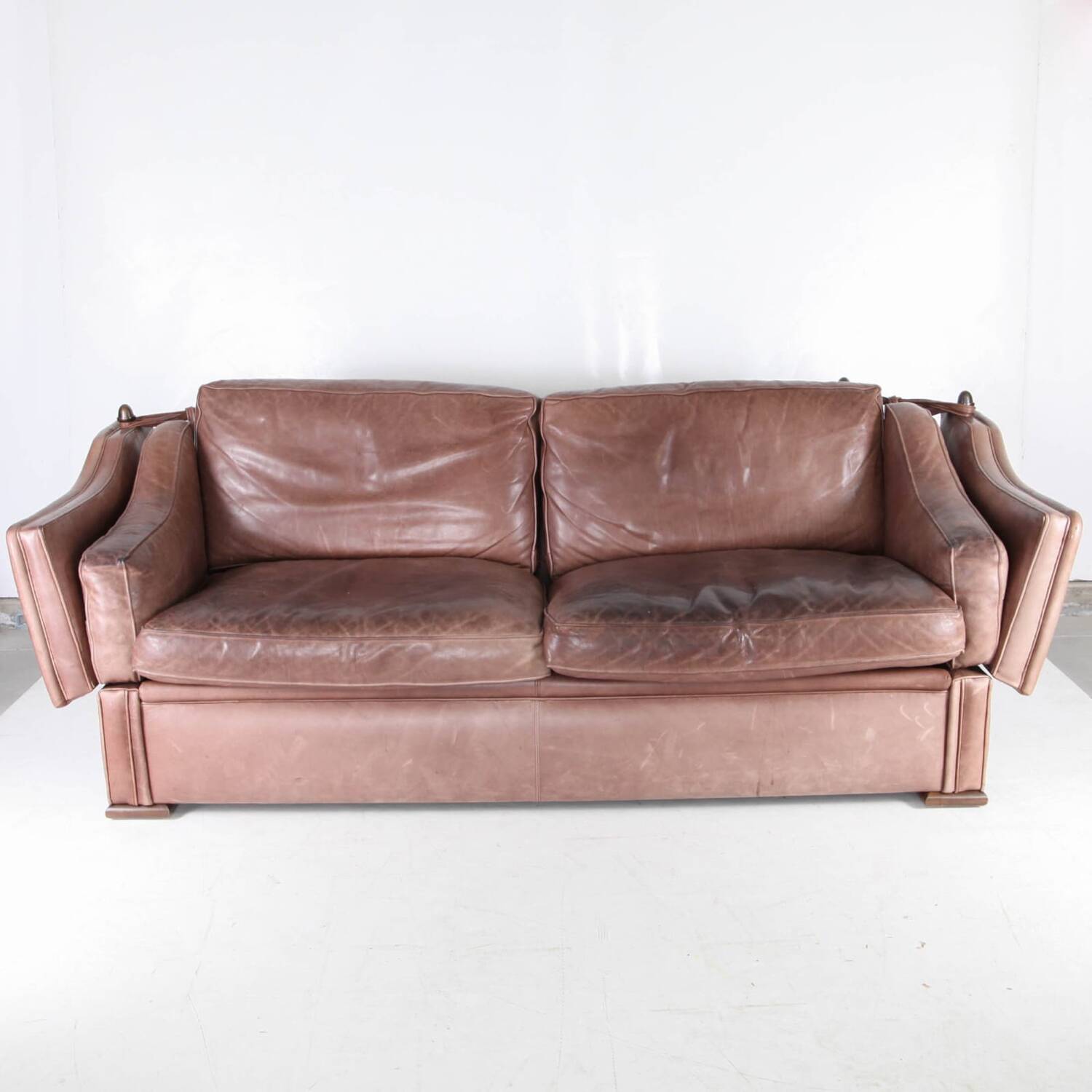 Knole leather sofa