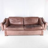 Knole leather sofa