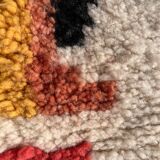 Large modern berber beni ouarain wool rug