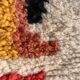 Large modern berber beni ouarain wool rug