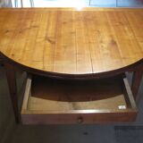 Oval cherry table