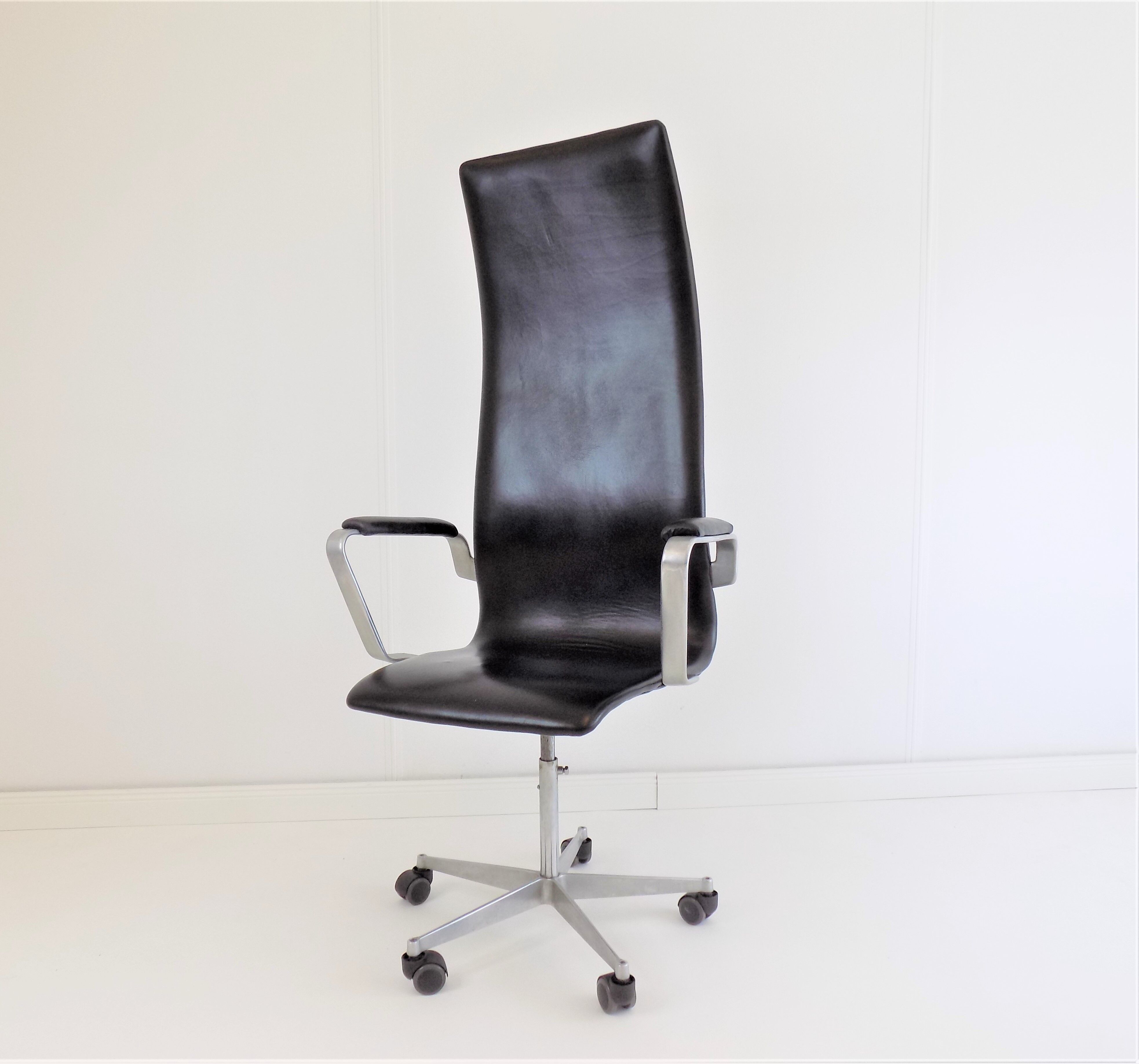Chaise de bureau Oxford par Arne Jacobsen, Fritz Hansen
