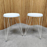 Set of 2 Dutch wire stools Pilastro Tjerk Reijenga