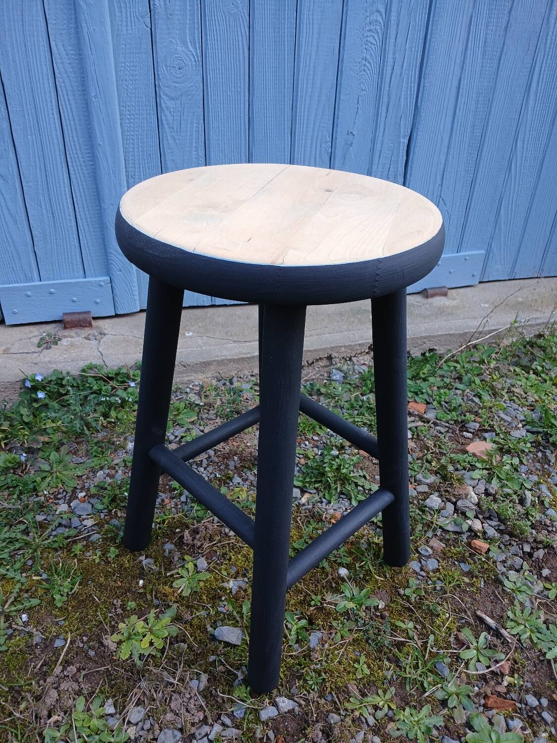 Antique 4-legged stool