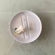 Wall light ceiling light amber gold glass 1970 1980 seventies
