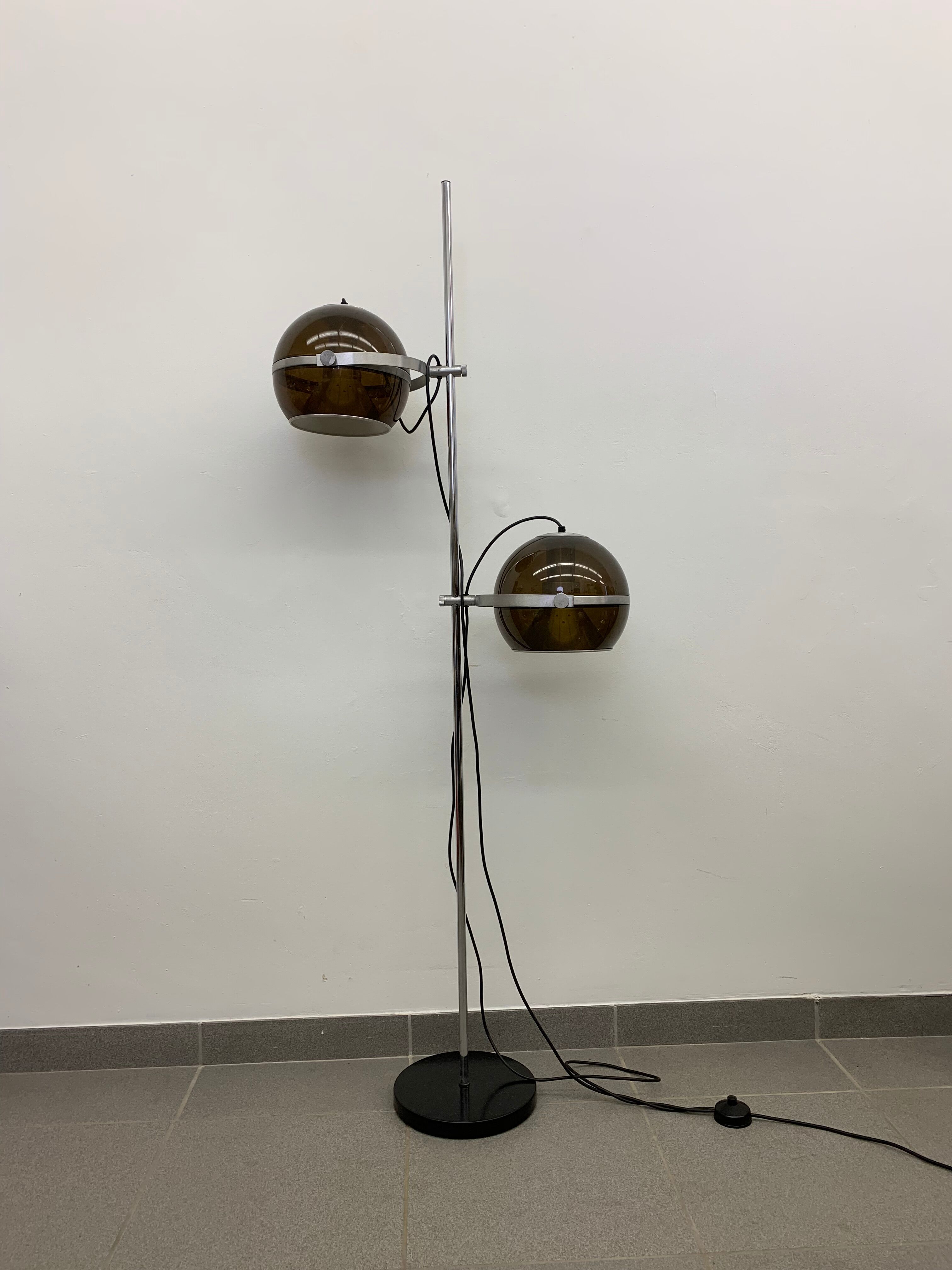Vintage Dijkstra globe floor lamp , 1970
