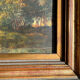 Antique painting from the late 19th century - Oil on panel in the Barbizon style.