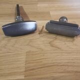 Art Deco aluminum handles