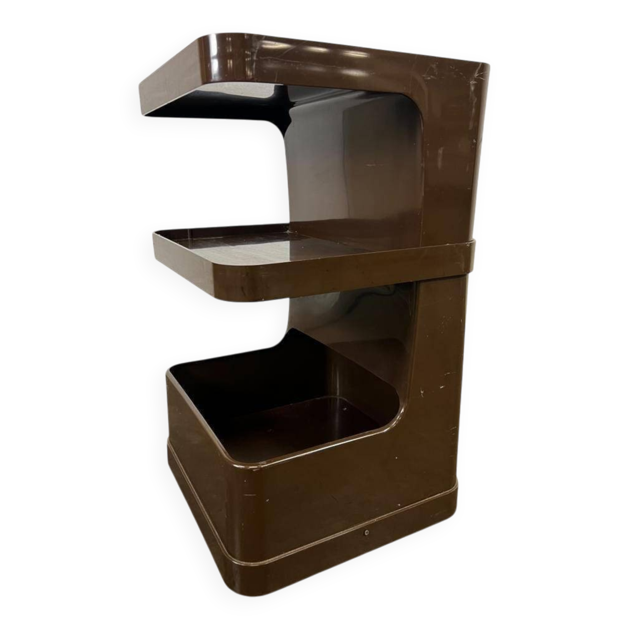 Vintage space age bar trolley side table 'Flair for Prisunic'