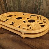 Large vintage french trivet special to keep food warm
