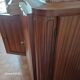 Vintage sideboard in wood and marble – Art Deco style / 1950s