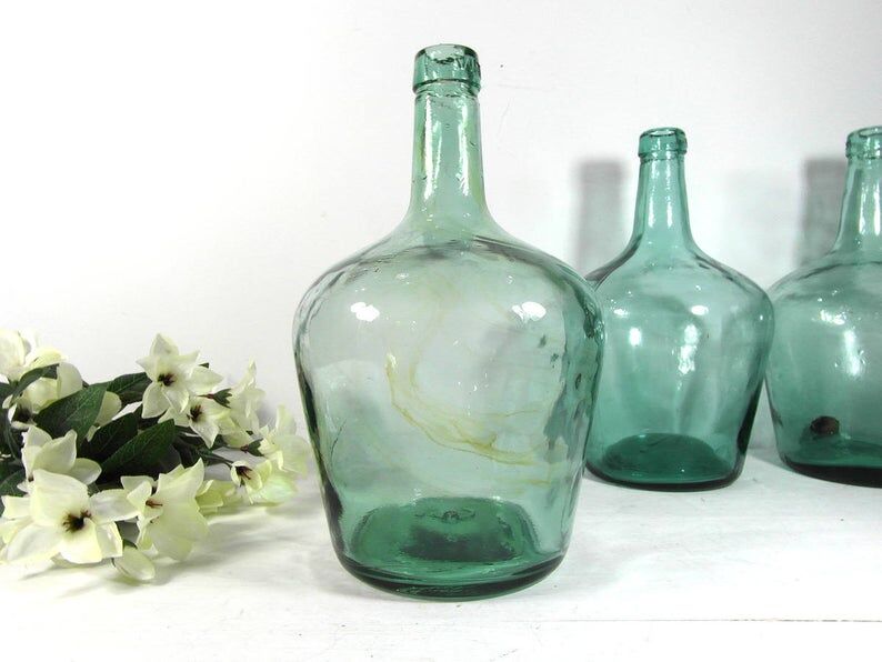 Dame jeanne viresa 2 litres, le verre vert aqua