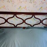 Directoire-style mahogany double bed