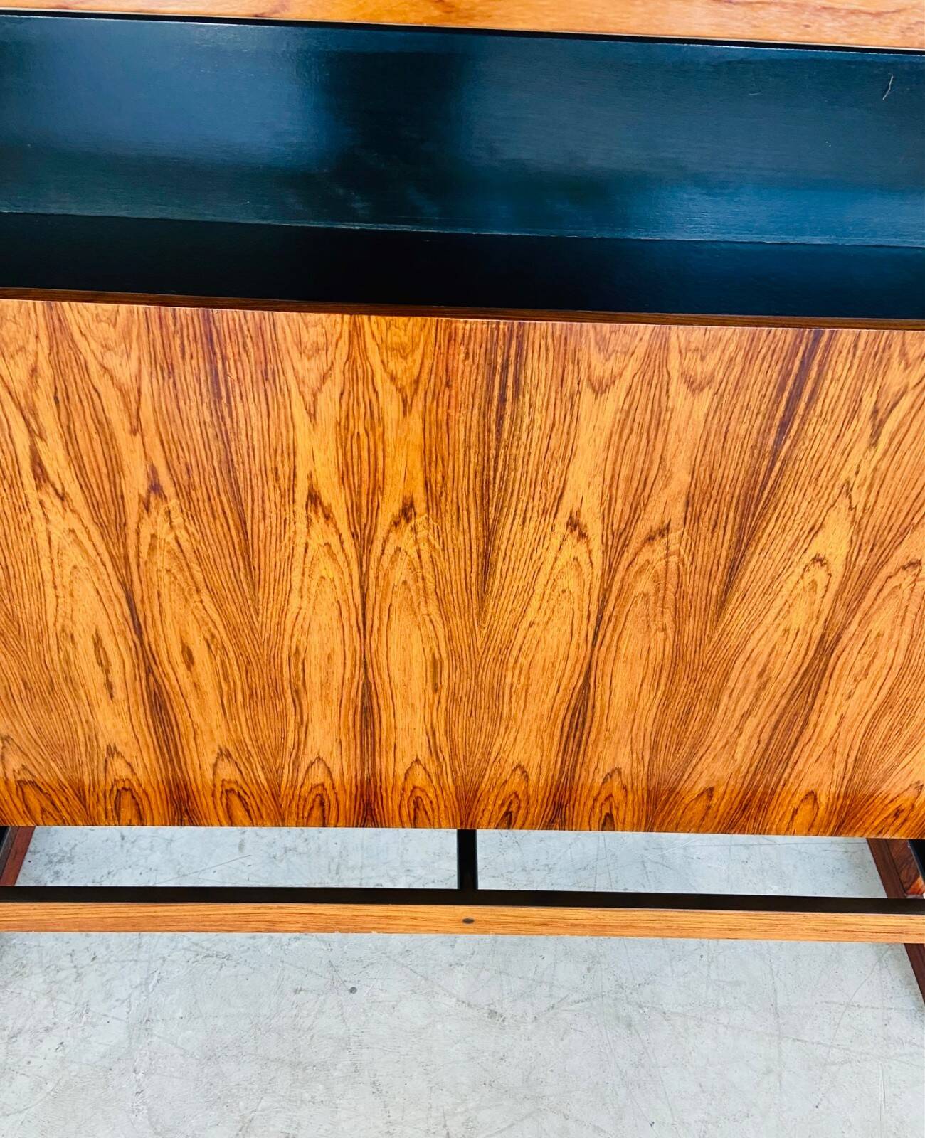 Mid-century rosewood bar and stools by Niels Erik Glasdam Jensen 1960s