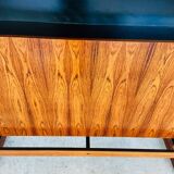 Mid-century rosewood bar and stools by Niels Erik Glasdam Jensen 1960s