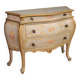 Commode vénitienne laquée, peinte et dorée du XXe siècle