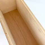 Old wooden library card box