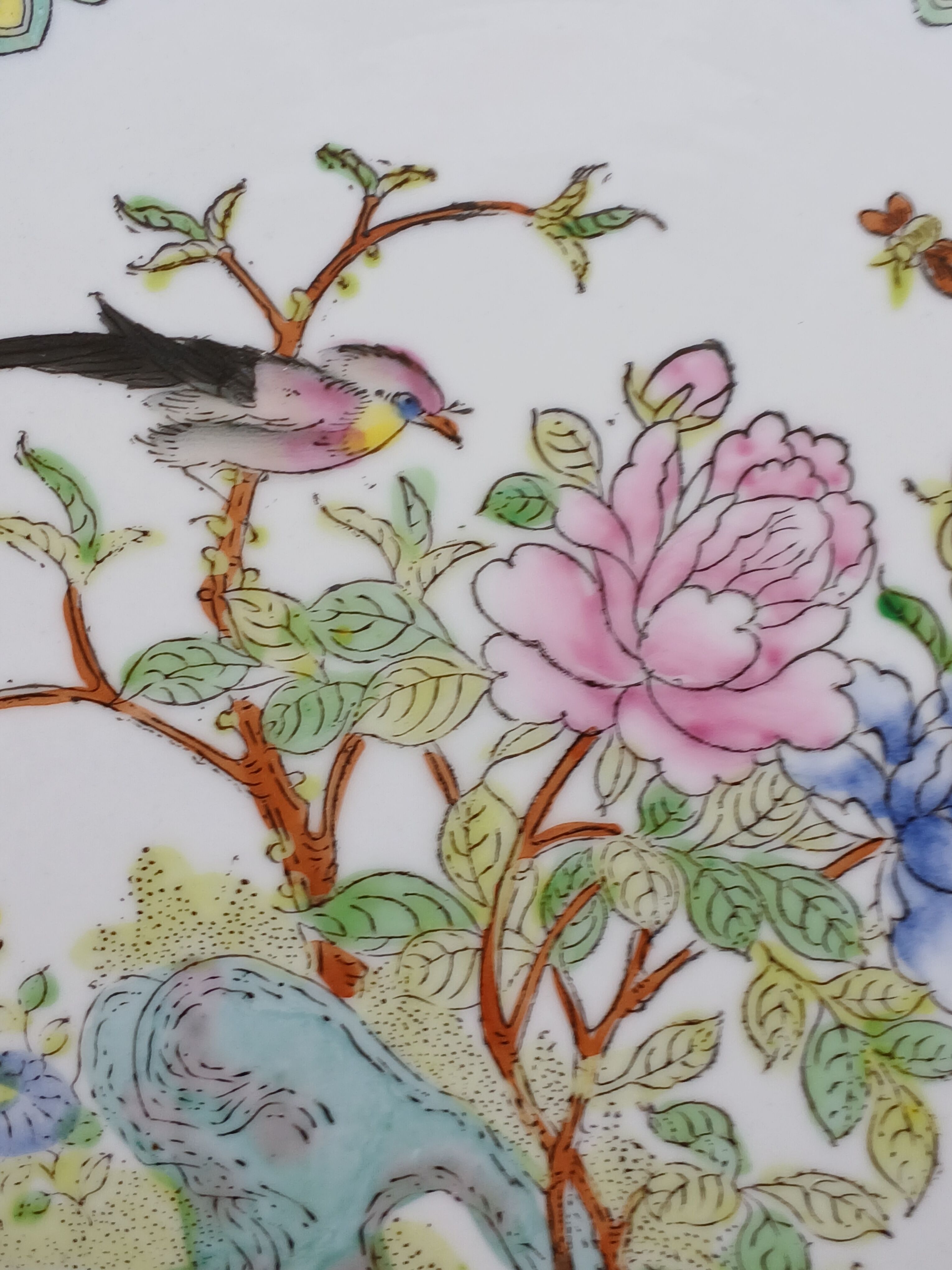 Vintage Chinese collector's plate from the 1940s.