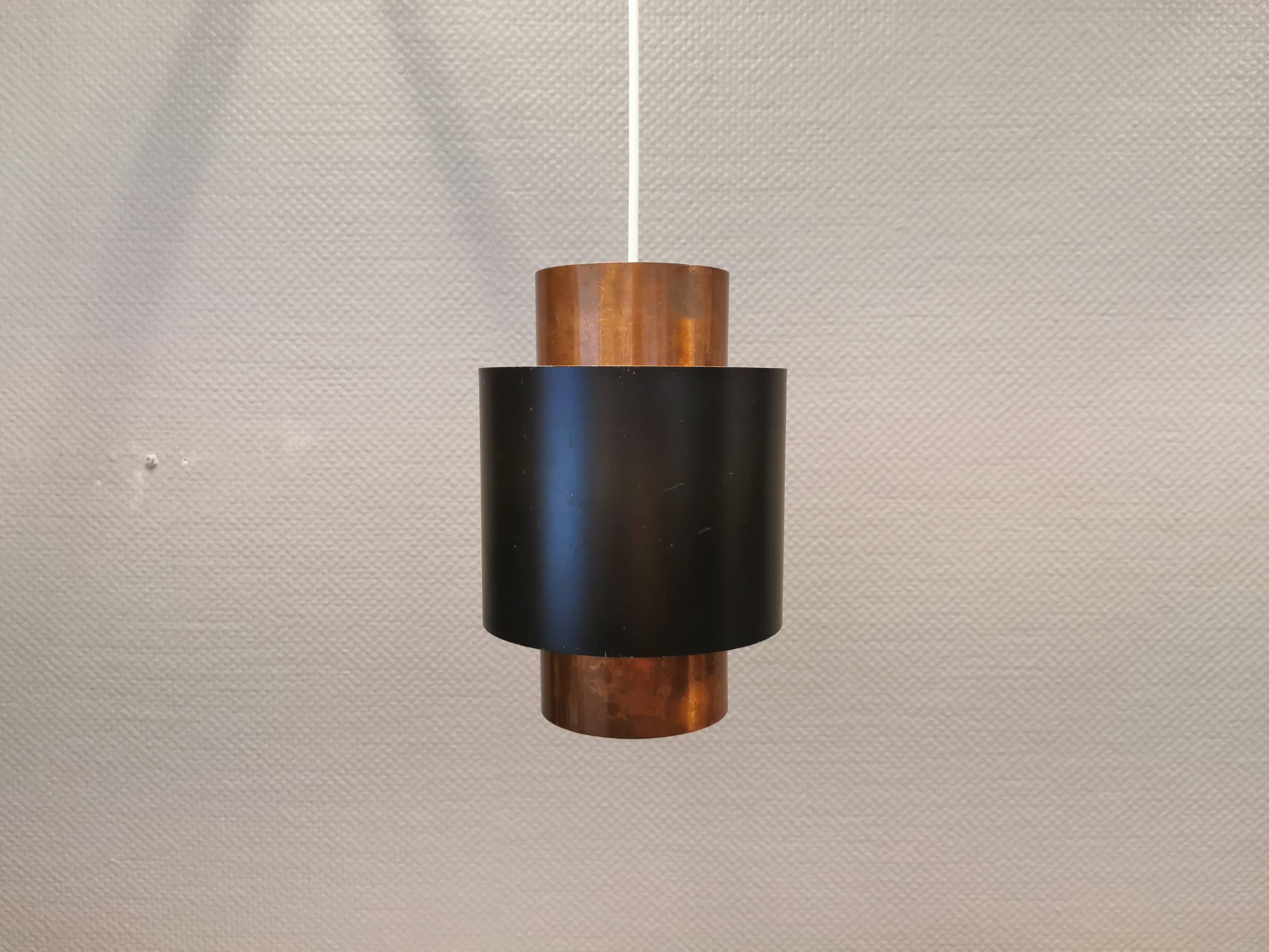 Hanging lamp, model Tunika, by Jo Hammerborg for Fog & Mørup Denmark 1966.
