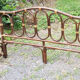 Double bed bamboo and rattan, vintage, 60s