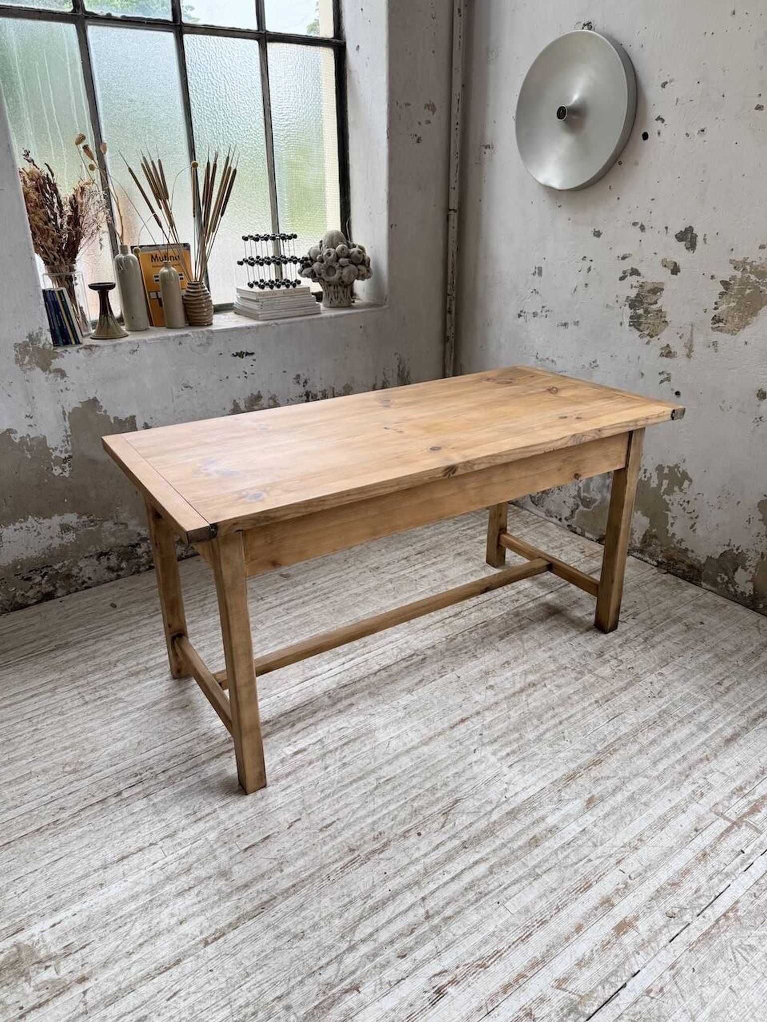 Farm table in pine, 1950s