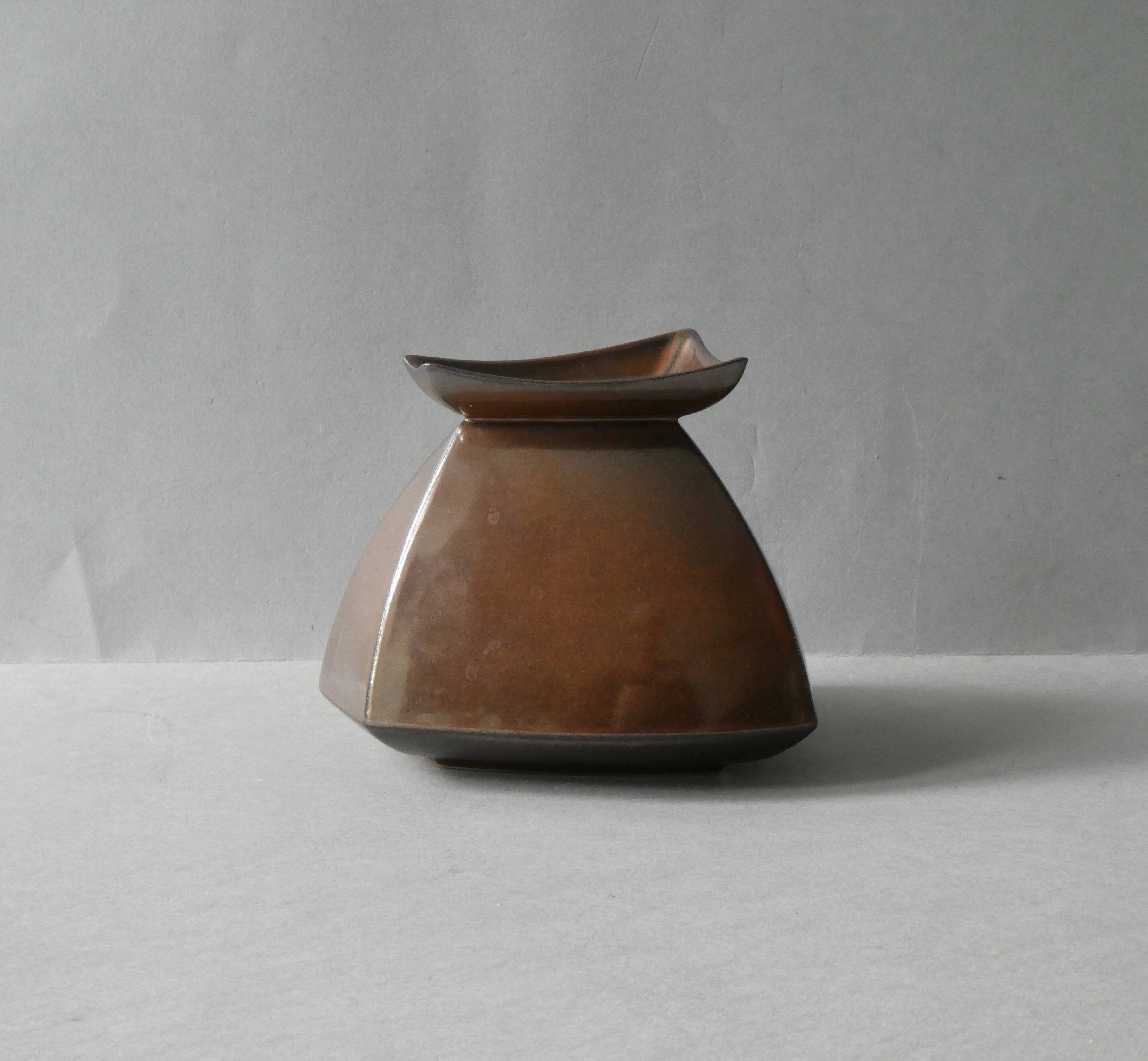 Ceramic vase by Robert Montgolfier, Kyoto model, 1960s
