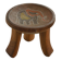 Small tripod stool Kamba hand-carved, elephant motif, Kenya, mid-20th century.