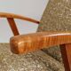Vintage armchair modern design 1960 multicoloured