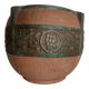 CLANTA ENGLAND - Cache-pot or Planter with vine leaves - POTTERY