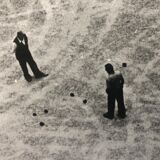 Black and white snow film photography